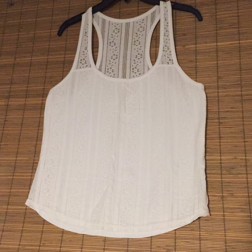 White tank top